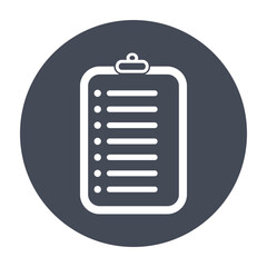 Clipboard icon. Checklist with gear, checkmarks, magnifier and pencil. Quality check line sign. Check List flat line icon. Form icon. Clipboard with gear technical support check list - stock vector.
