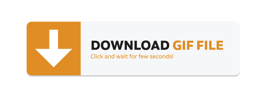 Download GIF File Vector Button