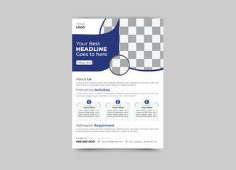 corporate creative colorful business flyer template design, abstract business flyer, vector template design or business poster template design