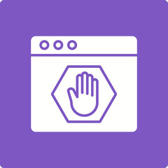 Obraz premium Ad Blocker Icon