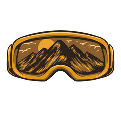 Illustration vector graphic of MOUNTAIN VIBES 3 suitable for logo product also for design merchandise