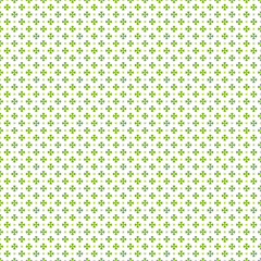 Saint Patrick's Day Irish lucky green clover seamless pattern template design vector illustration