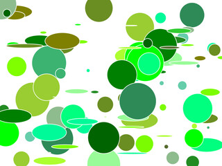 green shapes pattern useful as a background