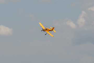 airplane in flight