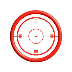 Optical sights 3d illustration