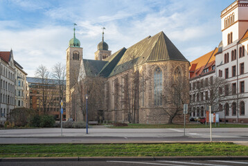 Fototapeta na wymiar Cathedral Church of St. Sebastian - Magdeburg, Saxony-Anhalt, Germany