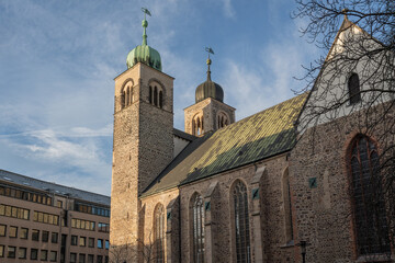 Fototapeta na wymiar Cathedral Church of St. Sebastian - Magdeburg, Saxony-Anhalt, Germany