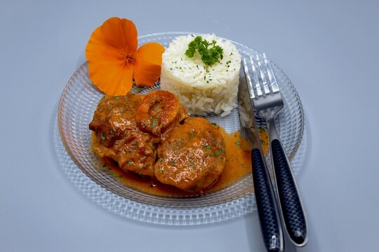 Jarret de veau au paprika