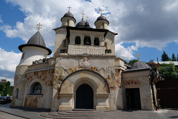 Fototapeta premium Zverinets Caves and Archangel Mykhail Monastery in Kyiv city, Ukraine