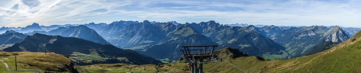 hiking in the damulser mountains