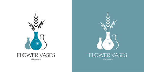 Original flower vases symbol