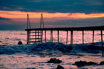 Tramonto nel Salento