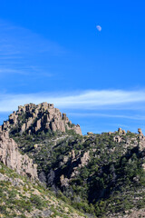 Landscape photograph of the Chiricahua Mountains, Chiricahua National Monument. Arizona.