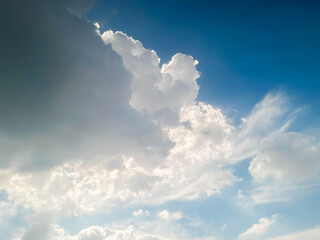 Abstract cloudy and blue sky background
