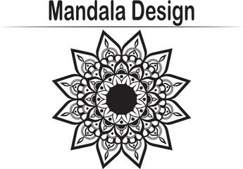 FloralGeometric luxury background mandala design