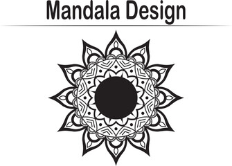 FloralGeometric luxury background mandala design