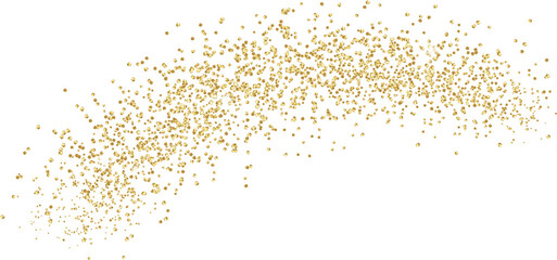 Gold glitter shiny sprinkles