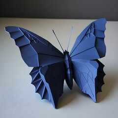 a beautiful paper butterfly, generative AI
