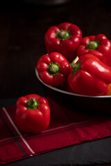 Schüssel mit Paprika