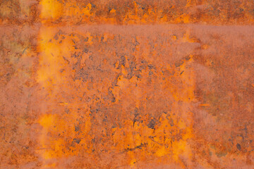 Rusty Metal Surface with Flaking Texture