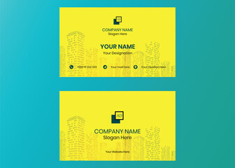 Obraz premium Minimal Business Card Design Template