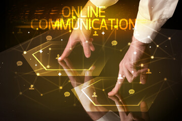 Navigating social networking with social icons