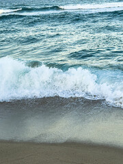 waves on the beach