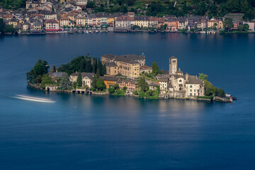 Fototapeta premium View of Orta San Giulio