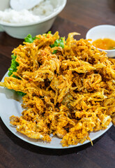 Crispy turmeric fried fish