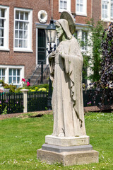 Statue de Jésus-Christ au béguinage d'Amsterdam