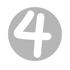 Obraz premium Number Icon, Dooddle Number, Numbers