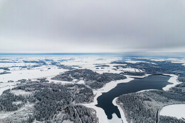 Talsperre Lehnmühle von Oben