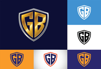 Initial Letter G B Logo Design Vector. Graphic Alphabet Symbol For Corporate Business Identity