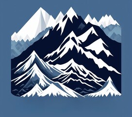 mountain landscape icon