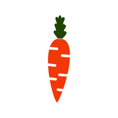 Carrot icon vector logo design template
