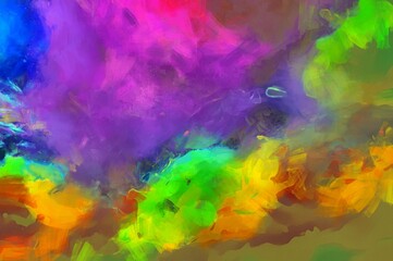 Obraz na płótnie Canvas abstract minimalist colorful background
