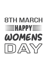 Women's Day T-shirt Design Vector