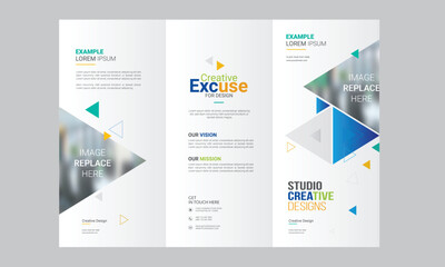 Simple Trifold Brochure Layout