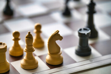 chess board game thinking rivalry achievement attack corporate loss lost manager mind powerful...