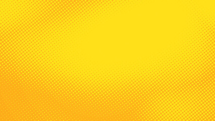 Dots halftone yellow orange color pattern gradient texture  background.