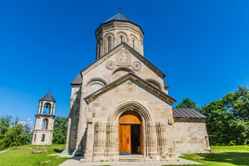 Fototapeta na wymiar small old Georgian church, Georgia