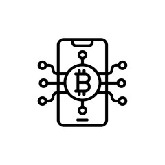 Digital Money icon in vector. Logotype