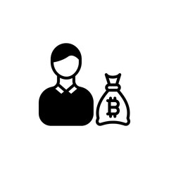 Investor icon in vector. Logotype