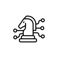 Strategy icon in vector. Logotype