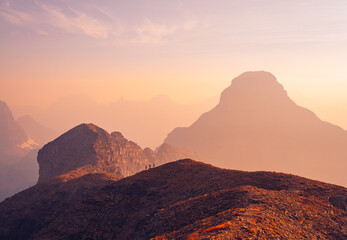 Hiking the Ridge at Dawn 