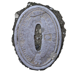 manhole cover iron for streets and walls