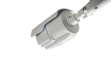 Anti-theft system installation camera . concept of protection and security