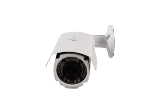 Anti-theft system installation camera . concept of protection and security