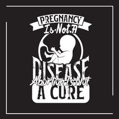Pro-life Typography T-shirt Design