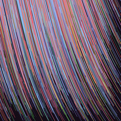 Abstract Dark Background with Flow Field of Lines